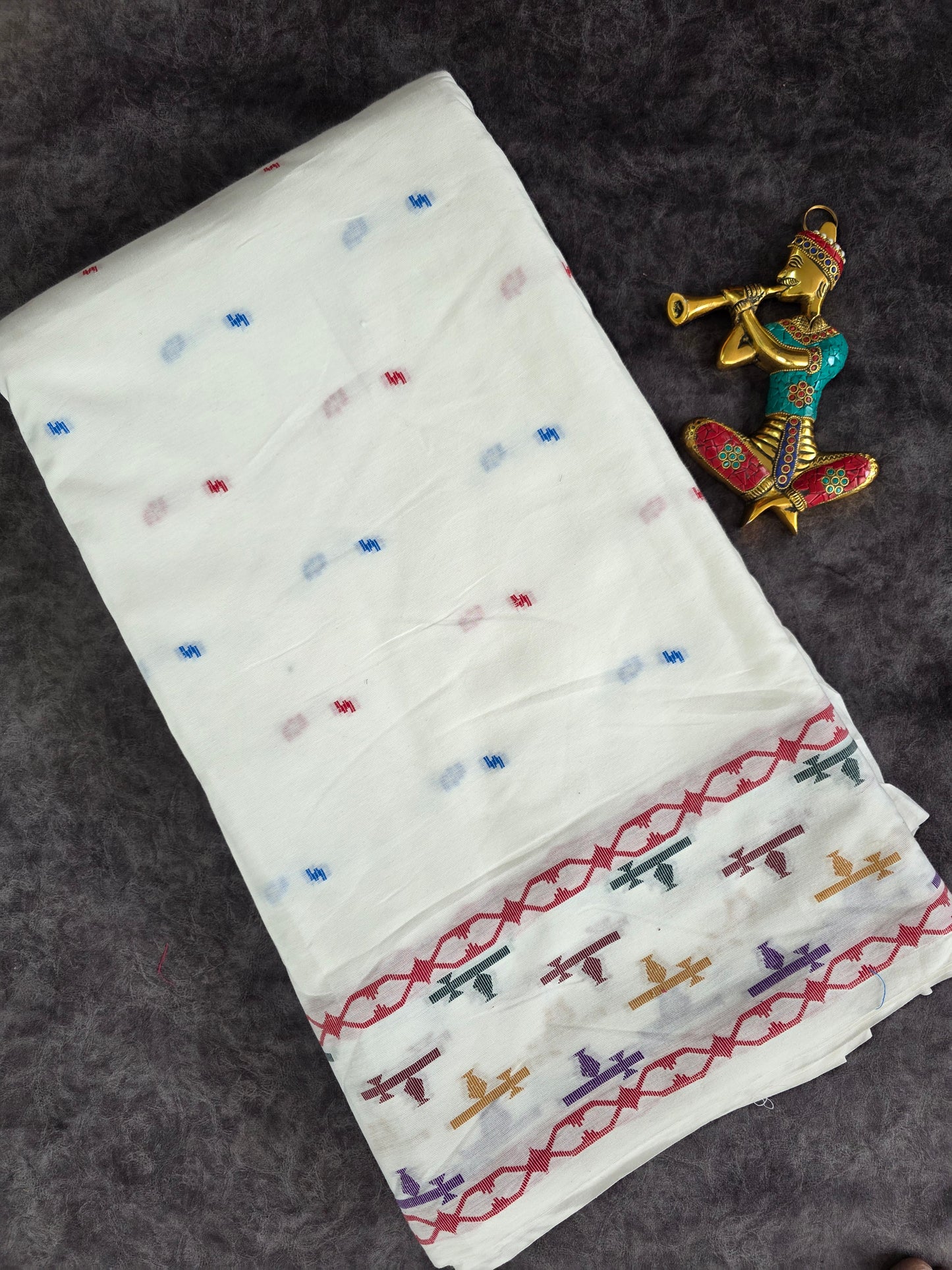 Jamdhani South cotton running material (0.5 mtrs)- HRM247