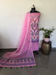 West Bengal Silk cotton jamdhani set - AV386