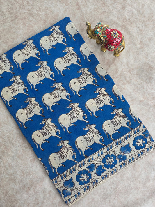 Pure kalamkari cotton saree - 9