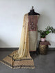 Premium kutch mirror work ajrakh cotton salwar set - AS44