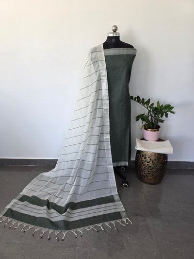 Mangalagiri cotton set with zari border - MAA18