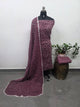 Handcrafted bandhani cotton set  -B207
