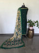 Fusion Narayanapet with handcrafted chennuri silk kalamkari duppatta  - NA519