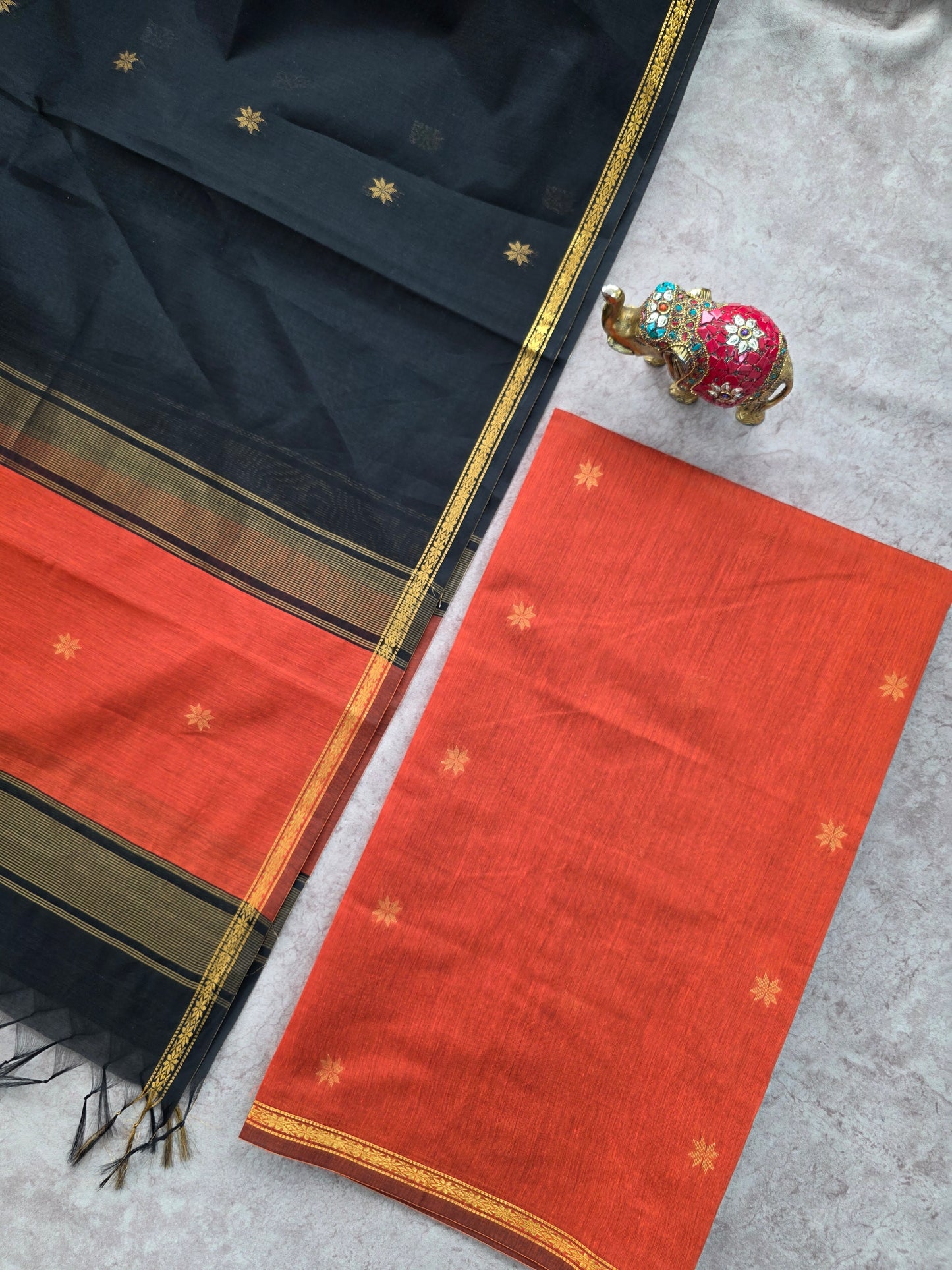 Semi Maheshwari silk salwar set - SM87