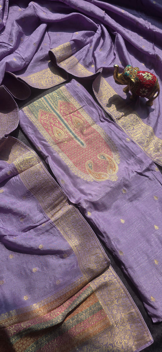 Premium Banarasi soft silk set - Gb1