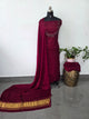 *Preorder 20-25 days*- Kutch mirror work Modal silk set-B132
