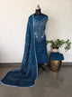 Handcrafted bandhani cotton set  -B195