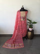 Fancy silk cotton paithani Jamdhani set - HG3