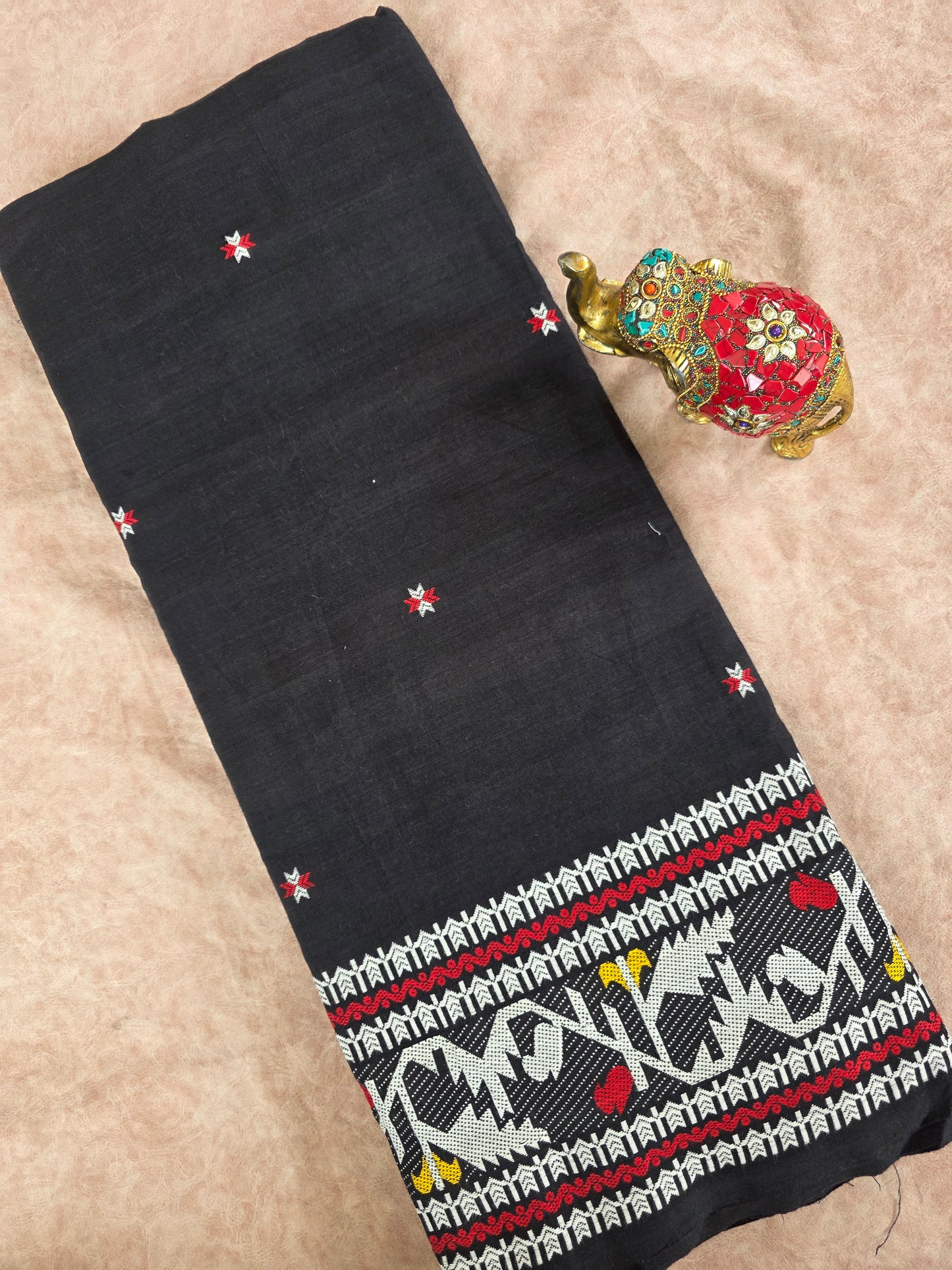 South cotton Jamdhani running material (0.5 mtrs)  - HRM218