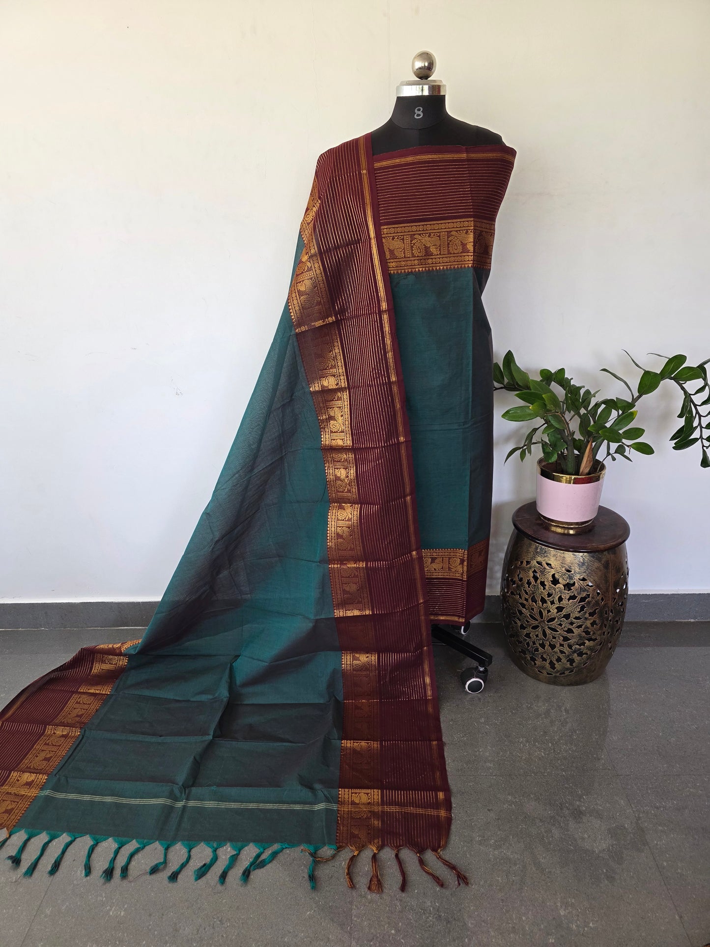 Premium chettinadu cotton salwar set -Ck234