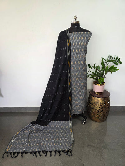 Pochampally ikkat cotton set - KK157
