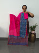 Pochampally sico set with ikkat damn -SZ420