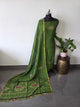 Premium handloom linen jamdhani set - JMM176