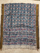 Pure chennuri handblock silk kalamkari with nizam border Dupatta - D10
