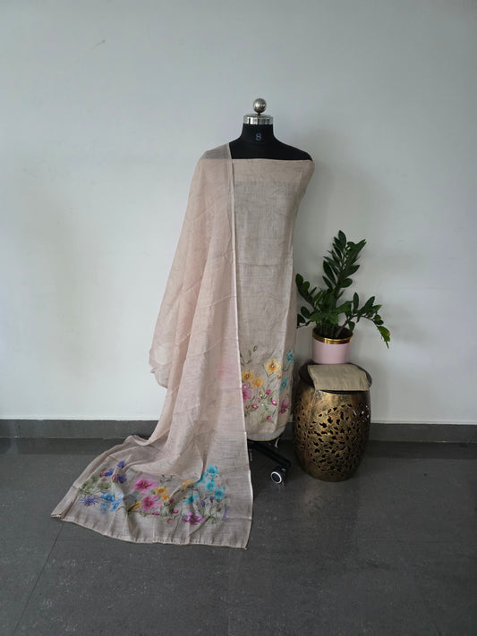 Premium fancy linen cotton set - LC3