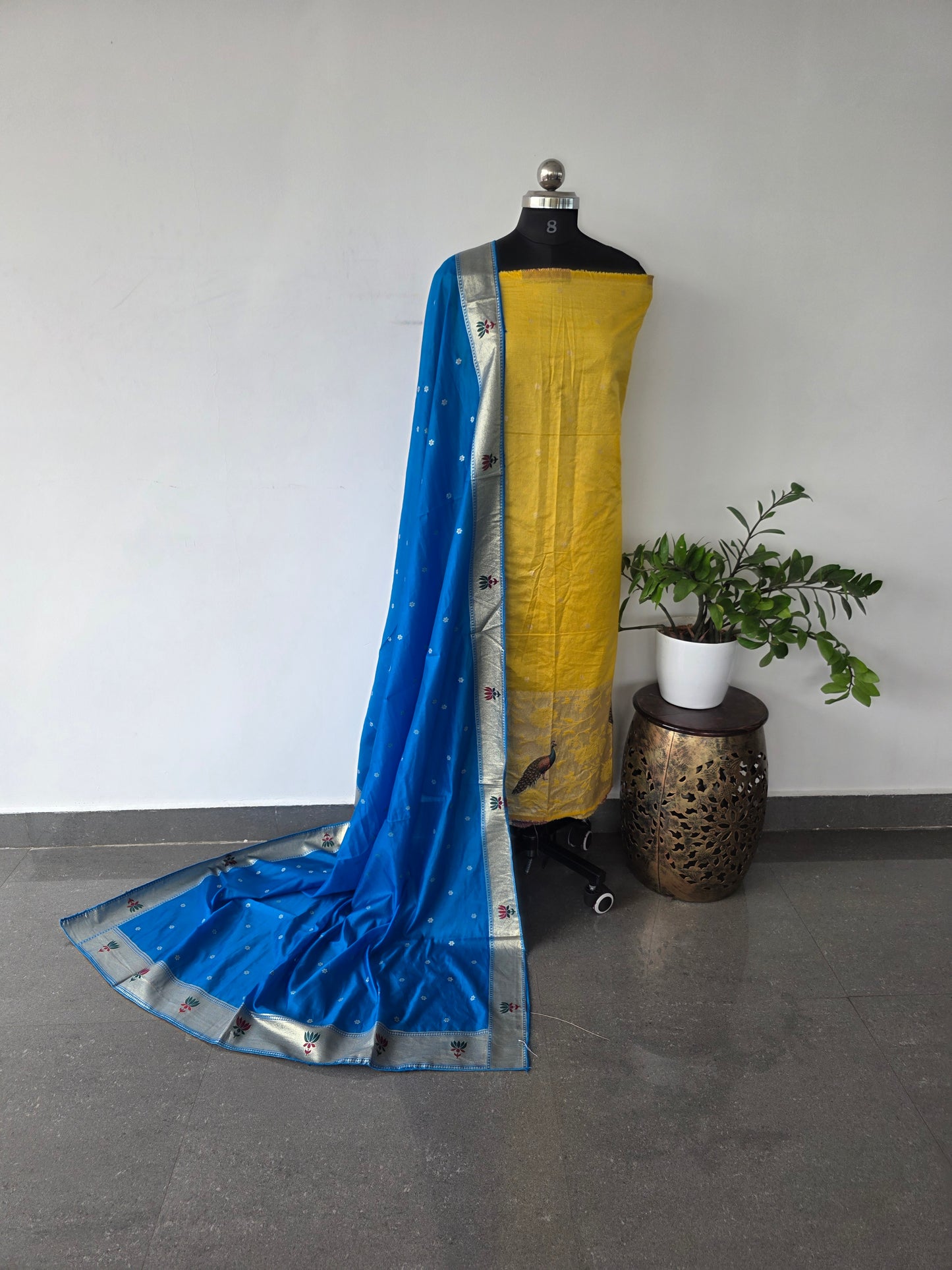 Fancy paithani silk set - UB9