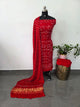 Handcrafted bandhani modal  salwar set with lagdi patta pallu - B126