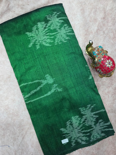 Pochampally dubbian ikkat silk running fabric - WW148