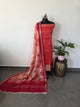 Handloom mangalagiri silk top with pure mangalagiri digital silk shawl - ML13
