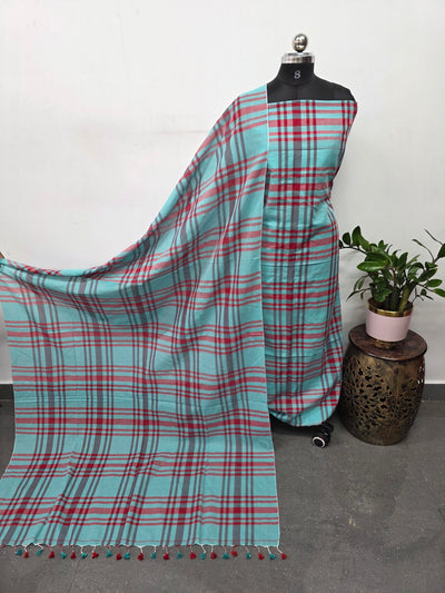 Checked Mul cotton set - JMM423