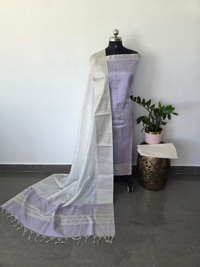 Premium semi mangalagiri silk set - MAA27