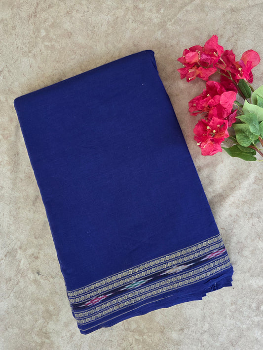 Pure handloom cotton Pochampally border running material ( 0.5 mtrs ) - HRM3