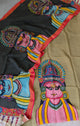 Handcrafted Kalahasthi Penkalamkari bangalore silk set - KH73