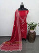 Kala cotton Handloom bhujodi cotton suit -HZ293