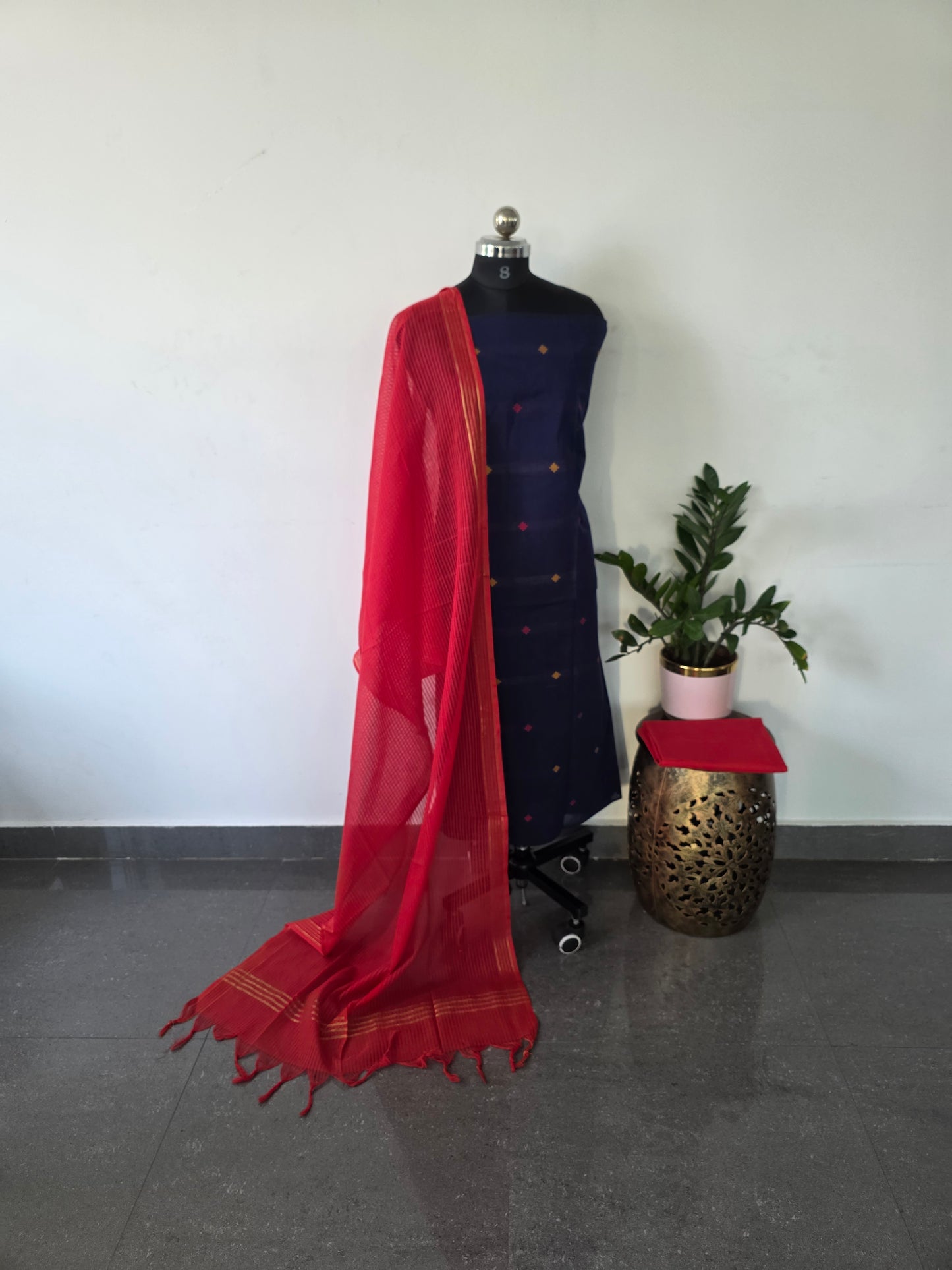 Pure handloom cotton set  - WH6