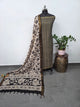 Fusion Narayanapet with handcrafted chennuri silk kalamkari duppatta  - AK412