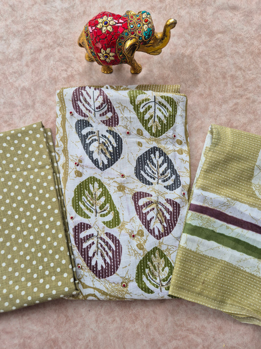 Slub cotton set - D81