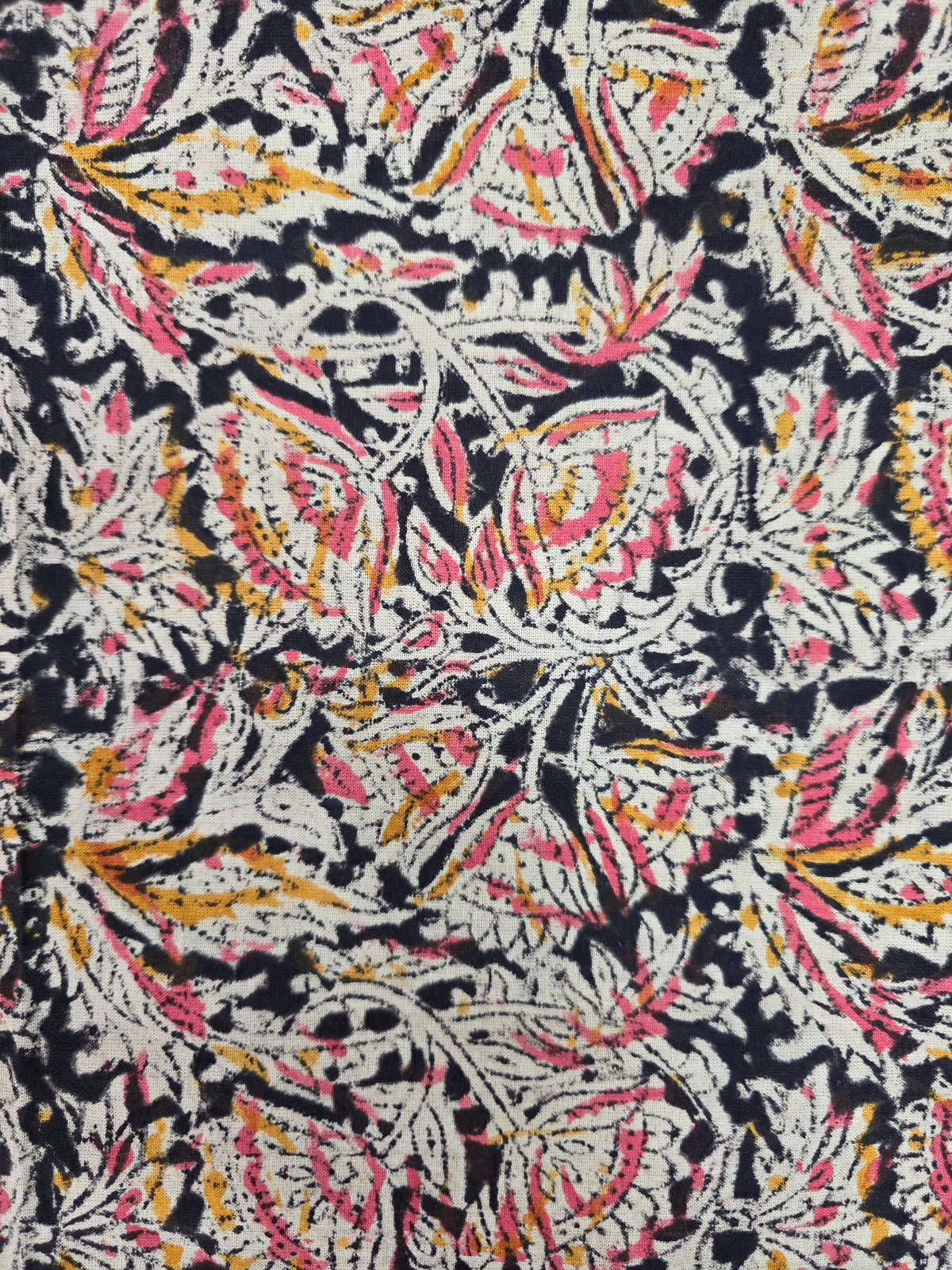 Handblock pure kalamkari cotton set (2 pc set) - AK522