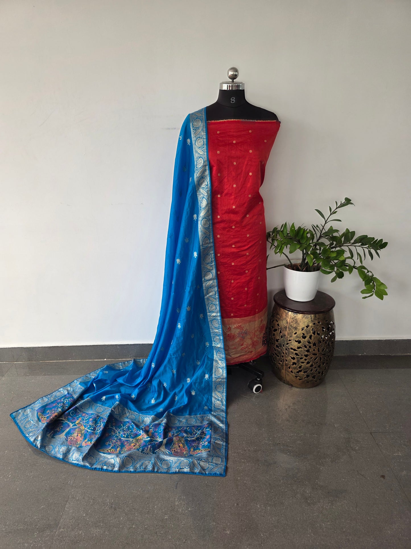 Fancy paithani silk set - UB19