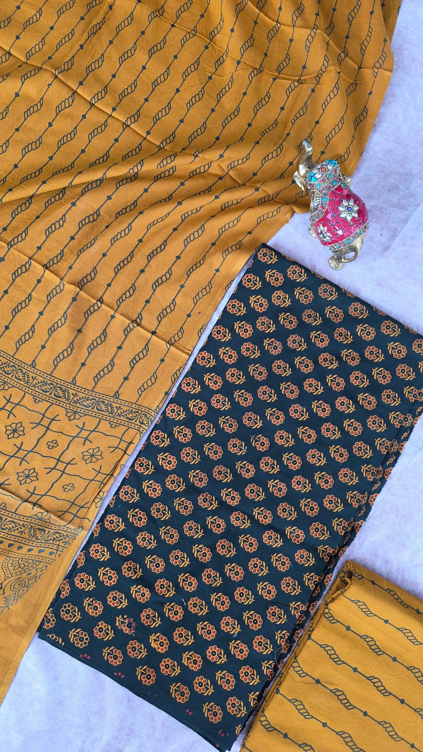 Heavy Ajrakh cotton set - VC72