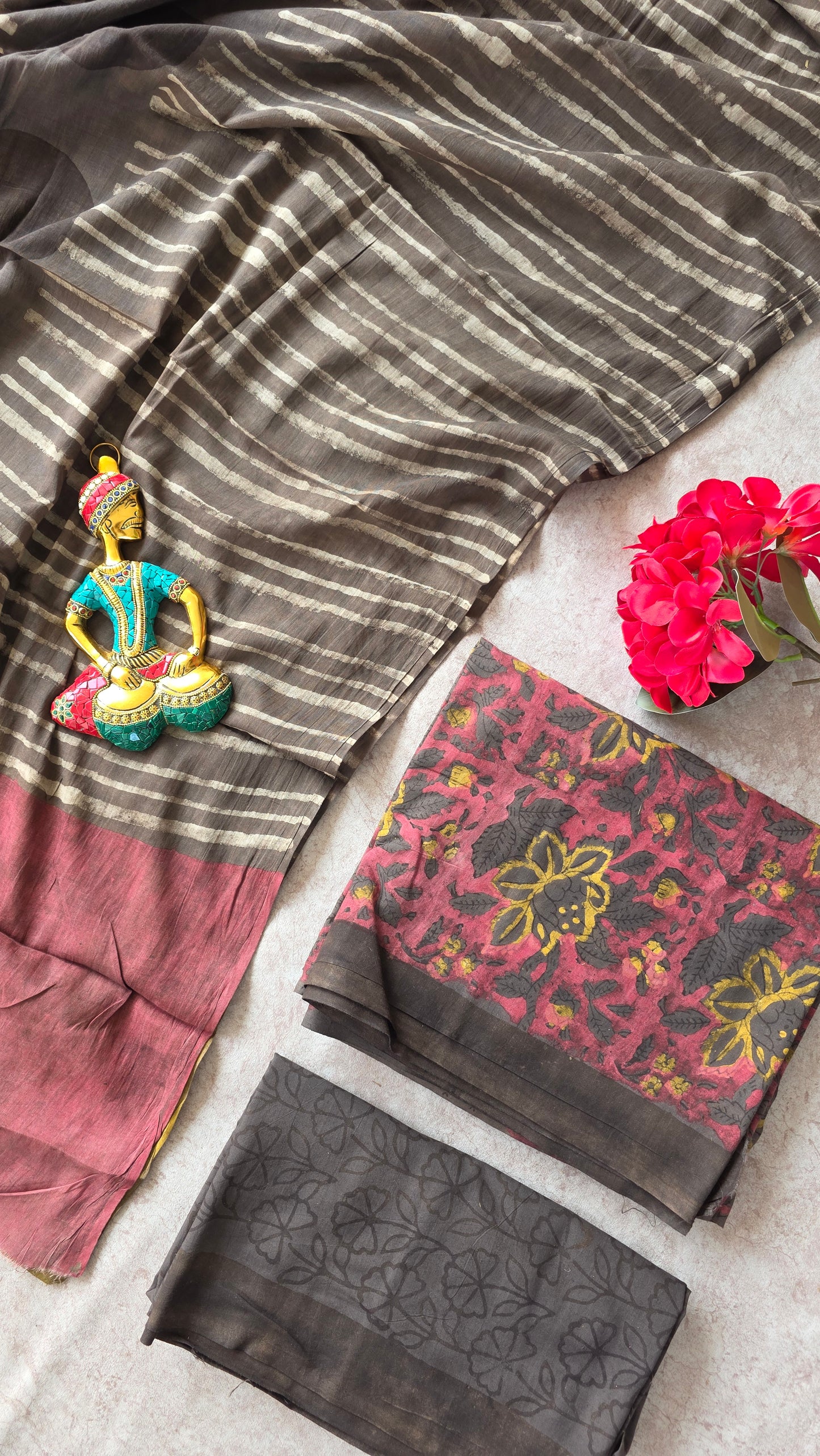 Handblock Jaipuri pure cotton set - JF24
