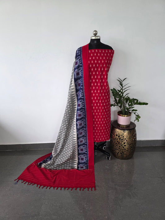 Mercerised silk cotton set-me19