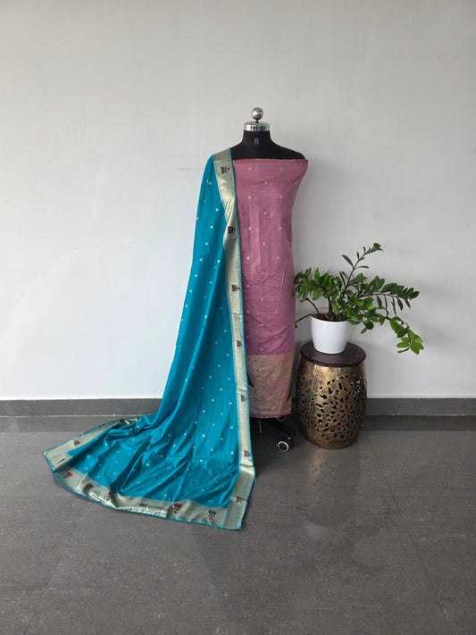Fancy paithani silk set - UB4