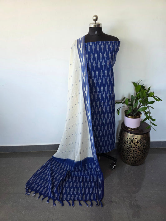 Pochampally ikkat cotton set - KK78