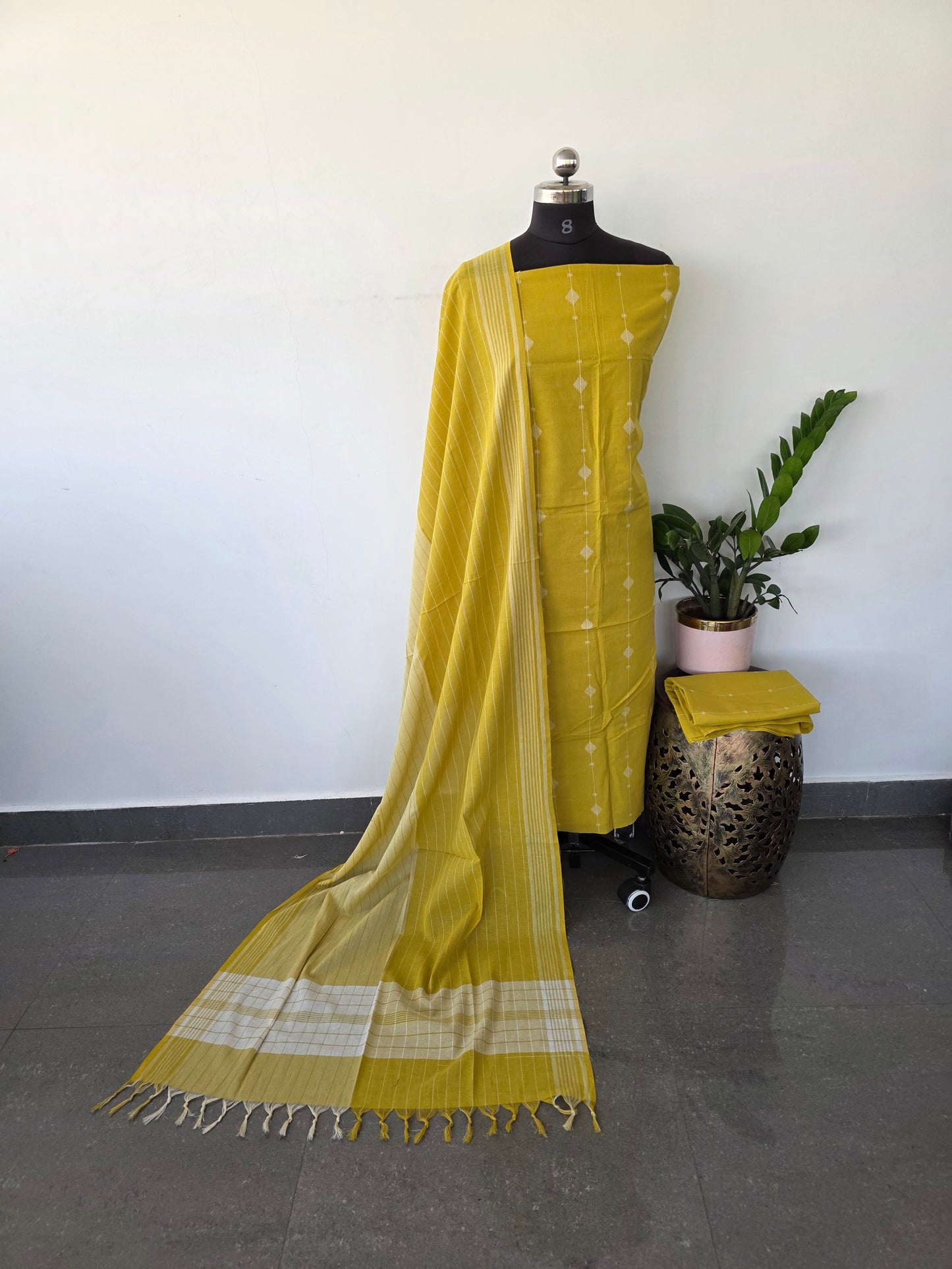 Prewashed Pure handloom south cotton set -HJ9