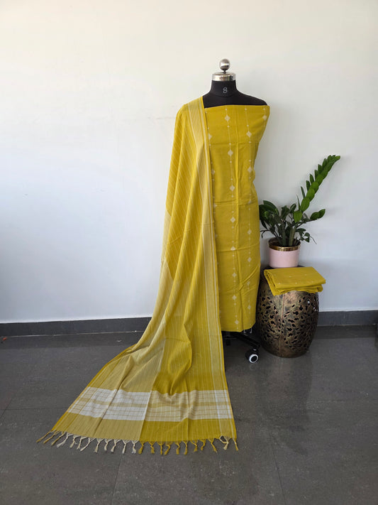 Prewashed Pure handloom south cotton set -HJ9