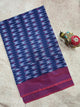 Mercerised warp ikkat saree - WW260