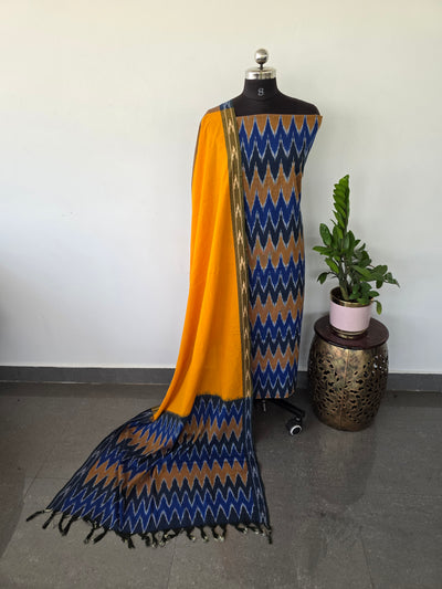 Pochampally ikkat cotton set - KK77