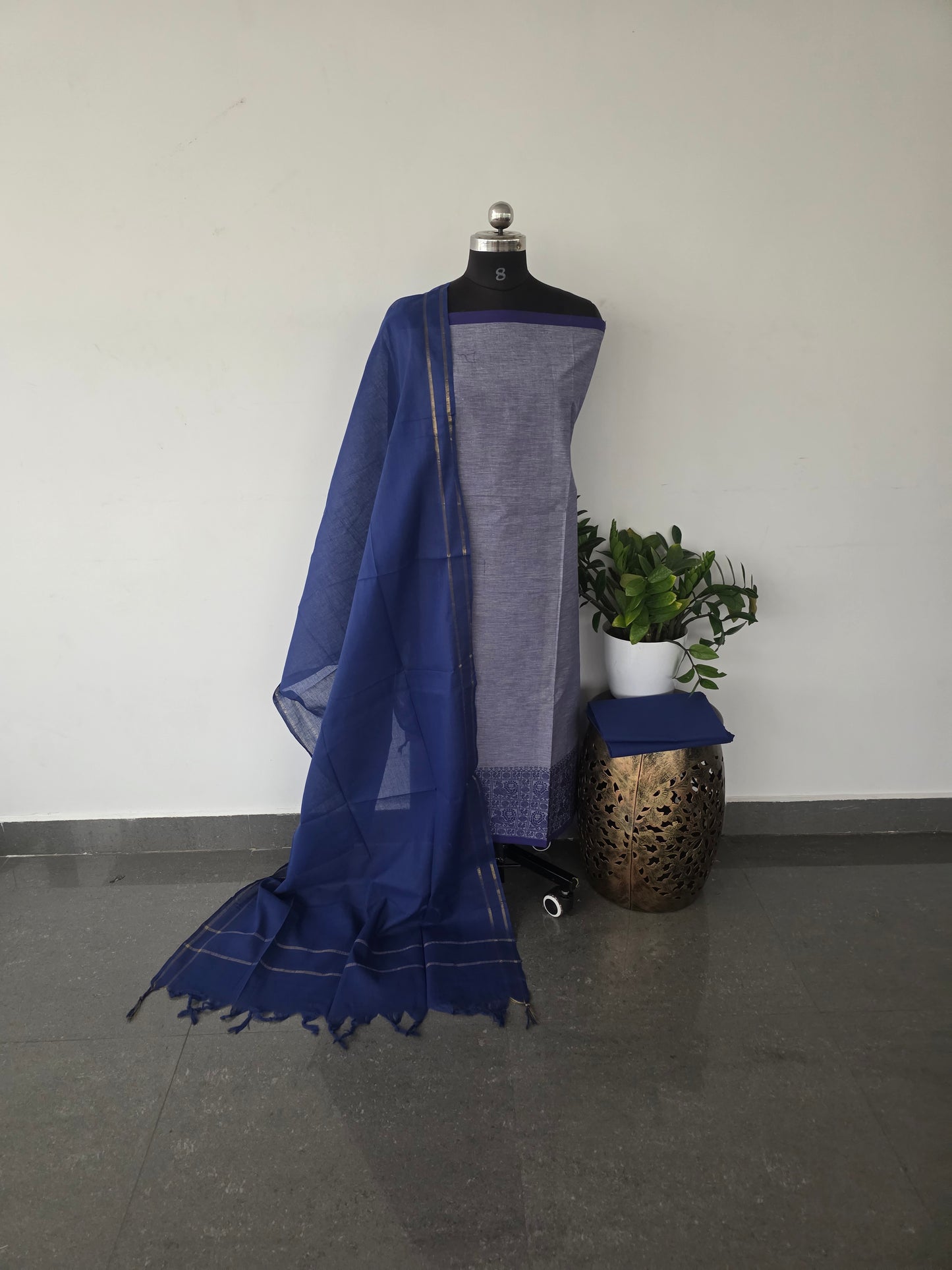 Pure handloom cotton set  -358