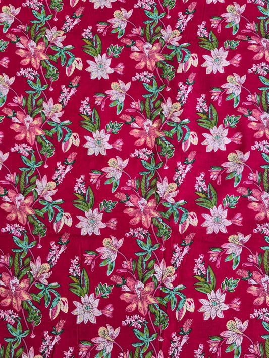 Jaipuri pure cotton running material (0.5 mtrs)-JA337