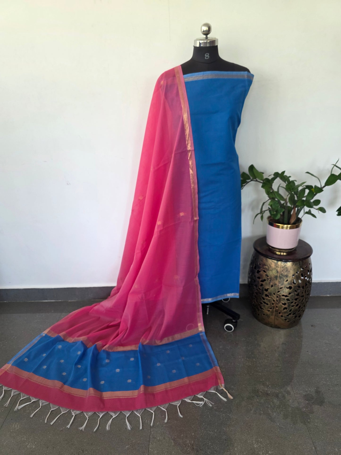 Semi Maheshwari silk salwar set - SM182
