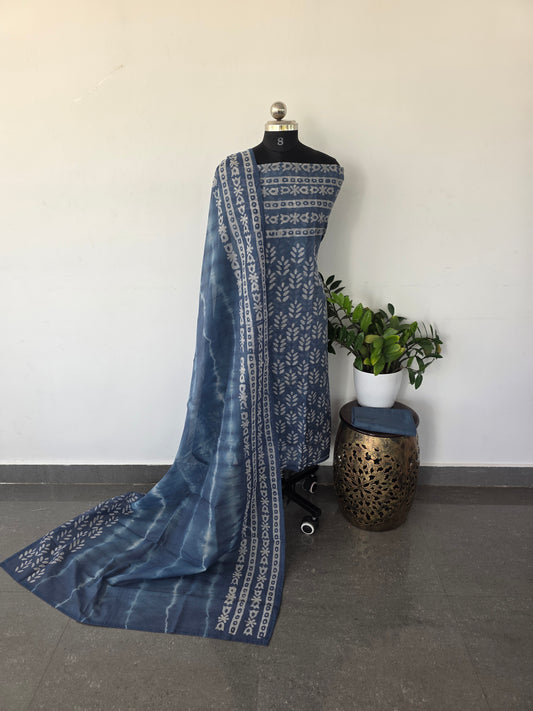 Premium kota set- bluish grey