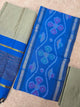 Pochampally sico set with ikkat damn -SZ438