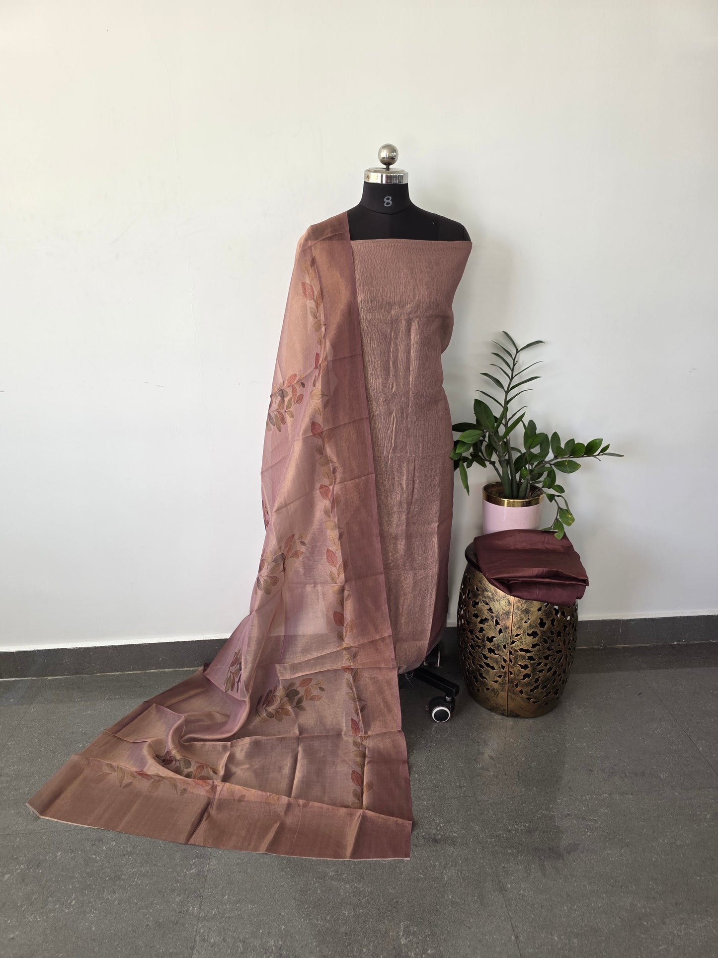 Fancy tissue silk set - 14