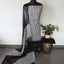 Handblock soft silk set with mirror work & georgette duppatta   - GE254