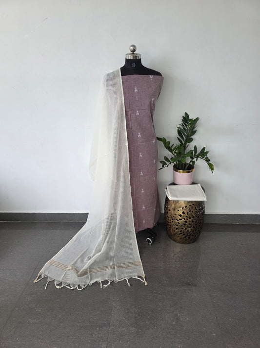Pure handloom cotton set  - WH35